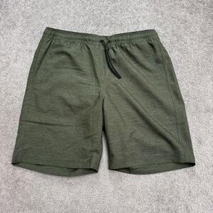 Copper & Oak Lined Active Shorts Men Medium Green Heathered Athletic Gym Running
